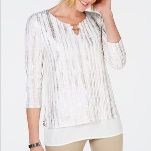 Macy’s JM Collection Plus size top